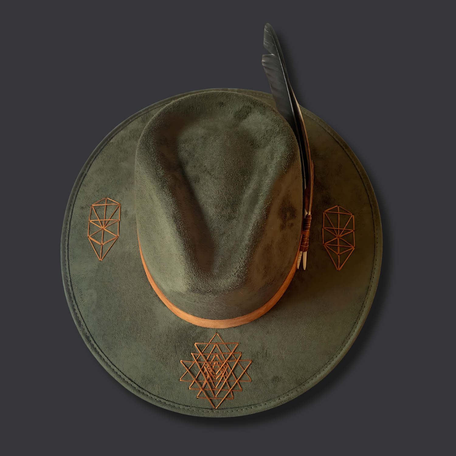 Tree of Life Fedora Hat