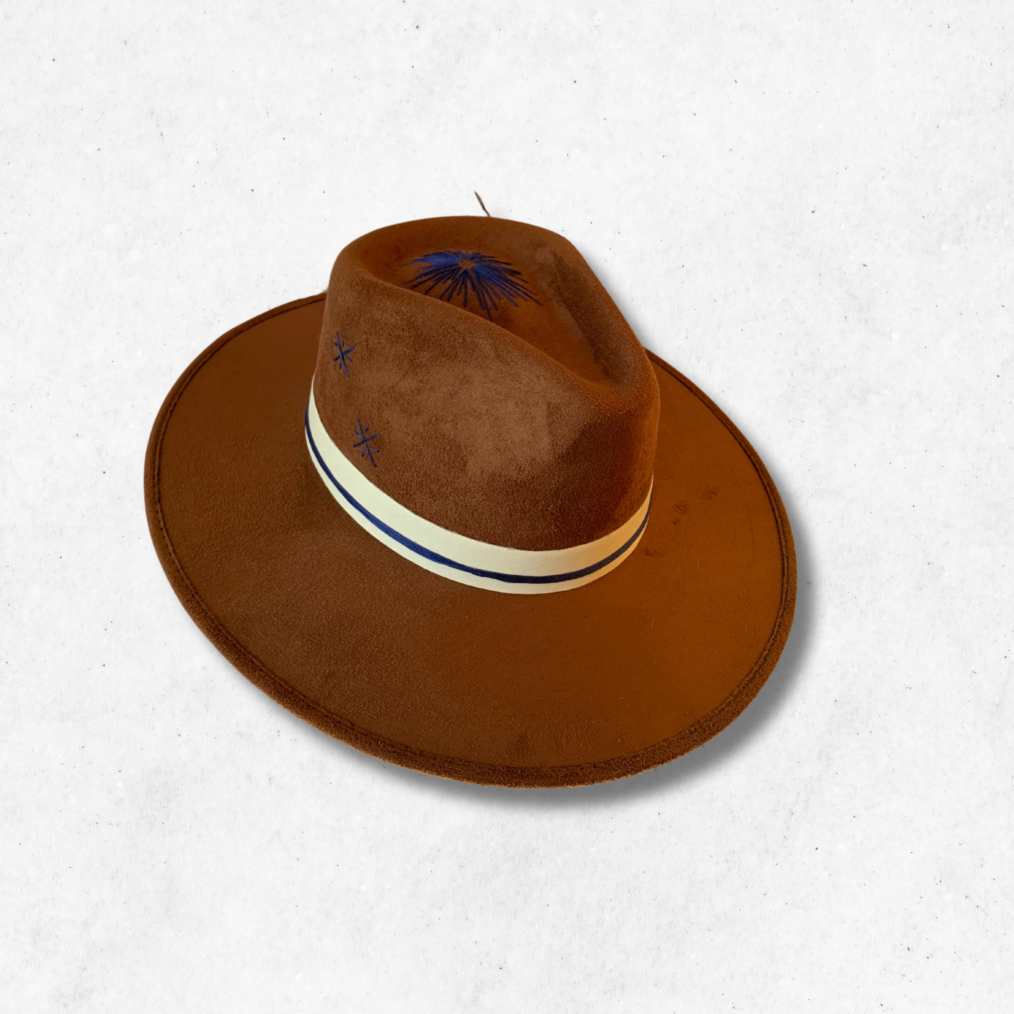 Tobacco/Stillness Fedora Hat/Fedora Hat/Front Side