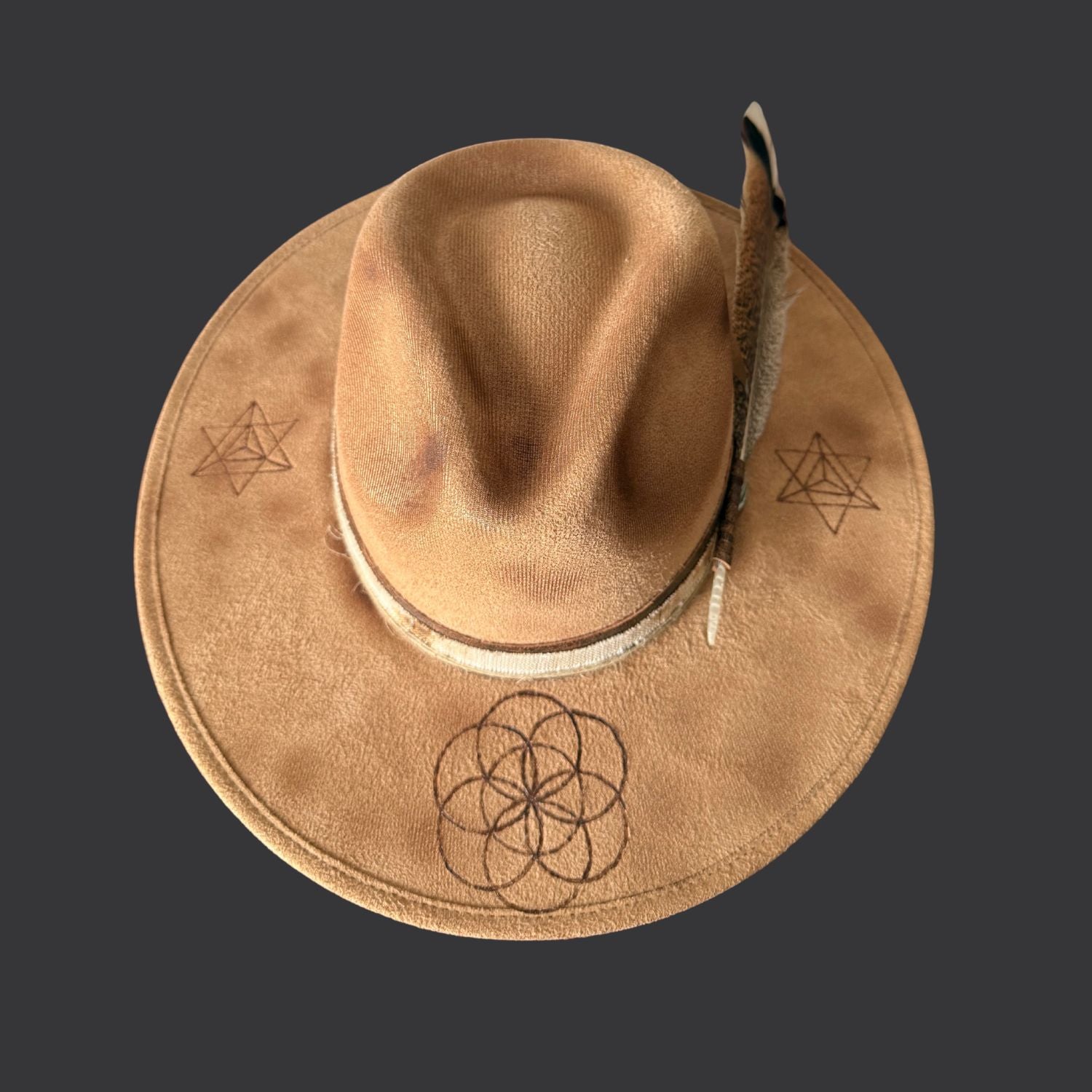 Seed of Life Fedora Hat